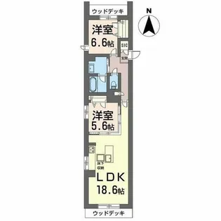 FirstSt(ファストステップ)【0101号室】の間取り