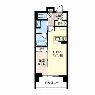 マストスタイル泉【1303号室】の間取り