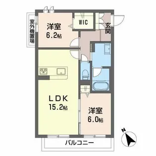 ヴェネ・シャルム【0205号室】の間取り