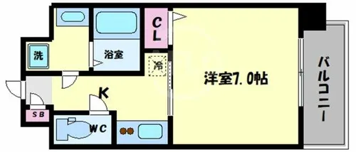 S-RESIDENCE福島Grande【6階】の間取り