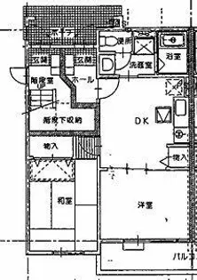 ボーシャルダンC【103号室】の間取り