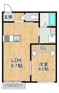 O’s Segen【2階】の間取り