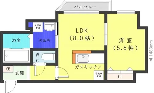 オリエントステージ表参道【3階】の間取り
