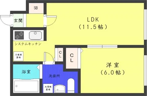 北海道札幌市中央区北三条東7丁目【マンション】の間取り