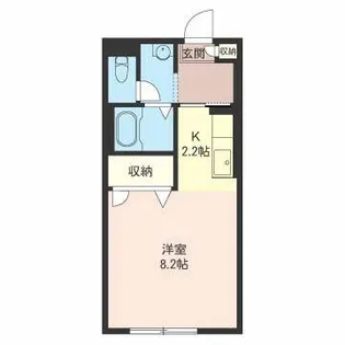 シャーメゾンリブレ美園【00203号室】の間取り