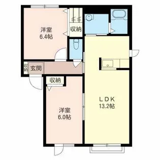 パセア旭ヶ丘【00202号室】の間取り