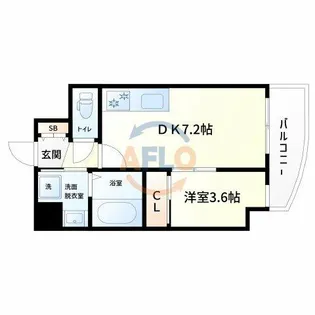 Art Ebie【9階】の間取り