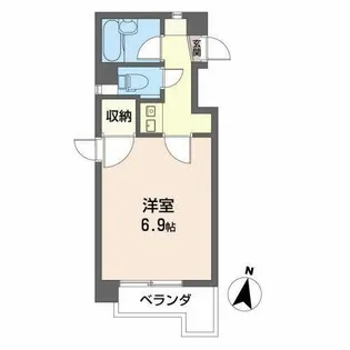 ヴィクトリー鷺洲【0503号室】の間取り
