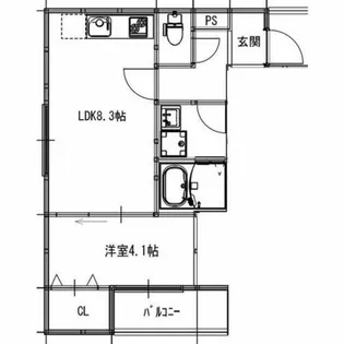 大阪府吹田市内本町1丁目【アパート】の間取り