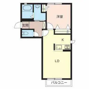 ショーエーハイツ【1階】の間取り