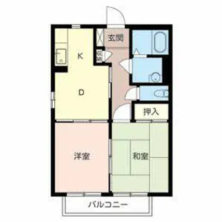 アコールI・II【2203号室】の間取り