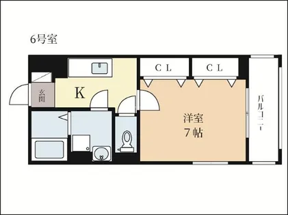 トラント・ドゥ【1階】の間取り