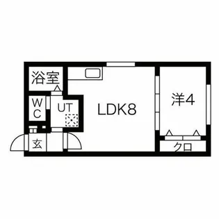 ラフィーネ医大前【3階】の間取り