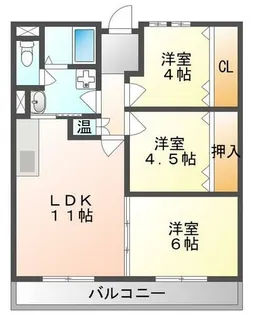 カノア【3階】の間取り