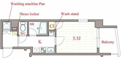 Felica【10階】の間取り