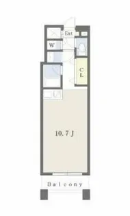 ルミエール東天満【5階】の間取り