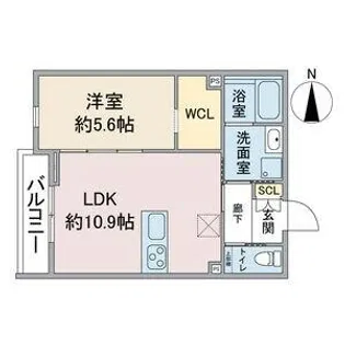 C’est merveilleux【2階】の間取り
