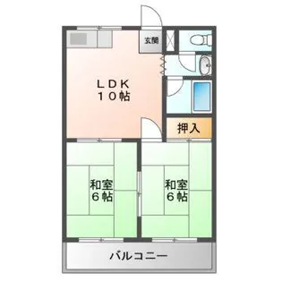 WESTヒルズ門真【3階】の間取り