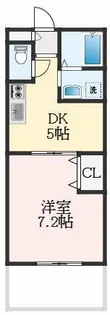 メゾンドフランシスカ【1階】の間取り
