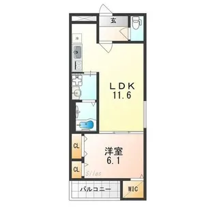 グランハイツ西喜【3階】の間取り