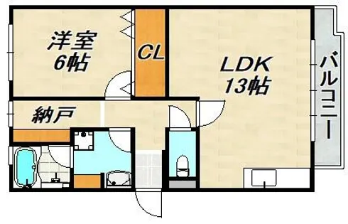 エード白川【2階】の間取り