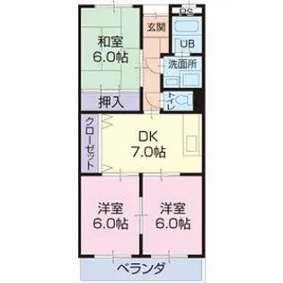 Limpia大山【4階】の間取り
