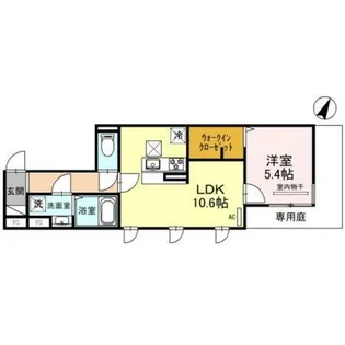 兵庫県神戸市東灘区森北町1丁目【アパート】の間取り