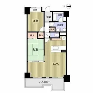 パレ清水が丘【202号室】の間取り