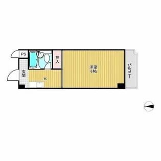 コーポあびこ【4階】の間取り