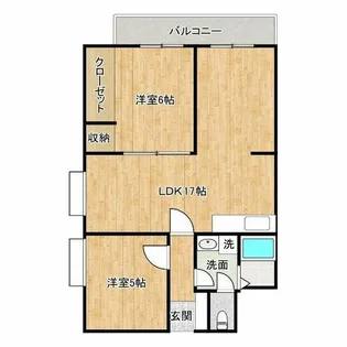 朝日プラザ靭公園第2【8階】の間取り