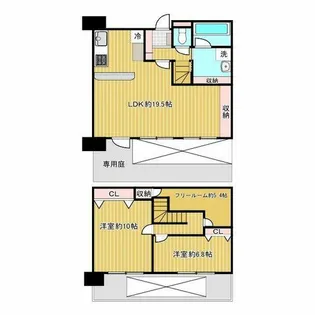 大宮マンション【1階】の間取り