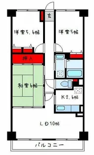 アディーレ八尾【3階】の間取り
