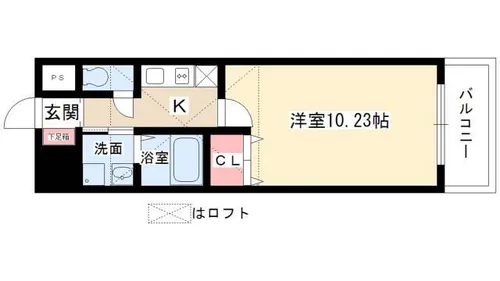 ヴァンクール鶴舞【1302号室】の間取り
