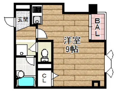 メゾンあぶの【205号室】の間取り