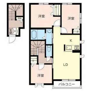 ラ・フェリシア【0205号室】の間取り