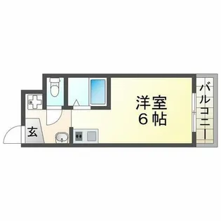 パシフィック南武庫之荘【3階】の間取り
