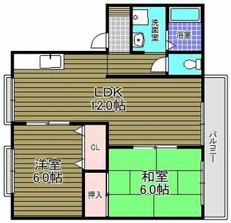 セジュール12【1階】の間取り