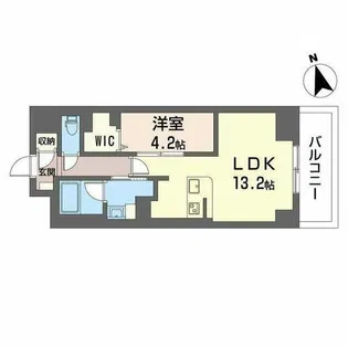 サンエール南堀江【4階】の間取り