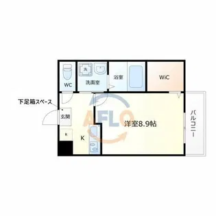 フジパレス山之内ノース【2階】の間取り