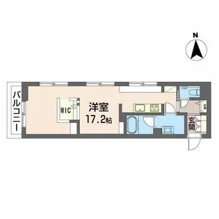 シャーメゾン河原町荒神口【0205号室】の間取り