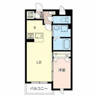 アルベイト石津川【0302号室】の間取り