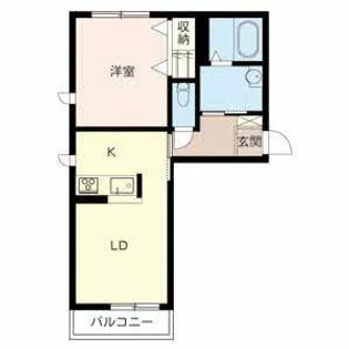 プリマコート【0203号室】の間取り