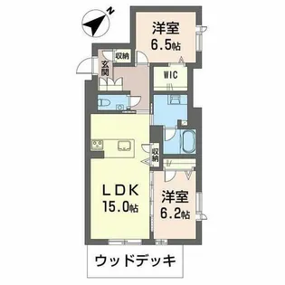 アンビエラ八事【0105号室】の間取り