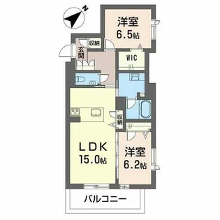アンビエラ八事【0205号室】の間取り