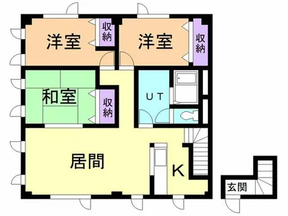 辻ビル【2FA号室】の間取り