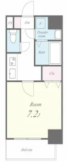 グランパシフィック北新町【7階】の間取り