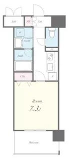 ボーベル玉造【4階】の間取り