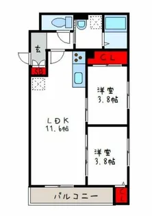 Tio Fleur【2階】の間取り