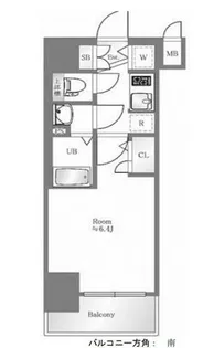 スワンズ谷町セントシティ【7階】の間取り