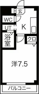 レジデンス司Ⅱ【102号室】の間取り